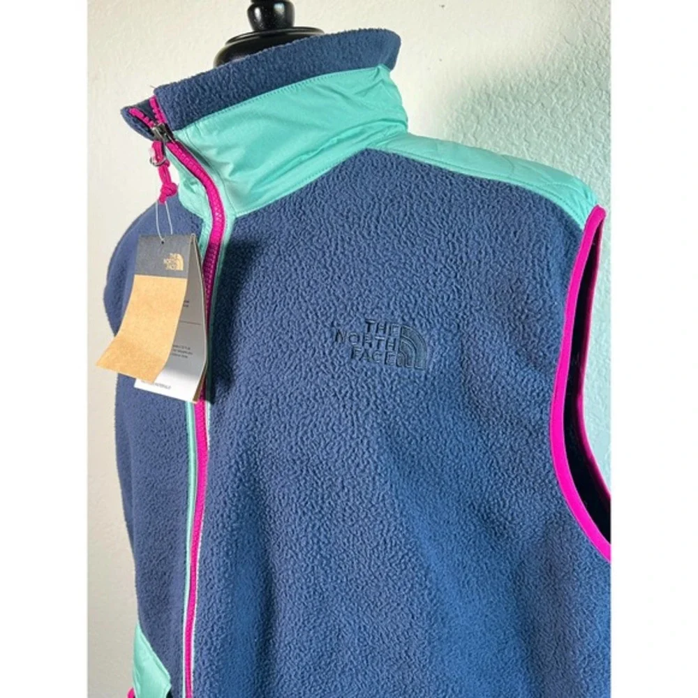 NEW The North Face Men's The Royal Arch Fleece Vest Blue‎ / Green 2XL MSRP $149